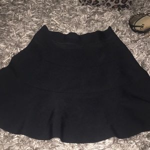 Black bandage skirt